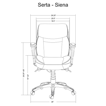 Serta Smart Layers Siena Ergonomic Office Chair
