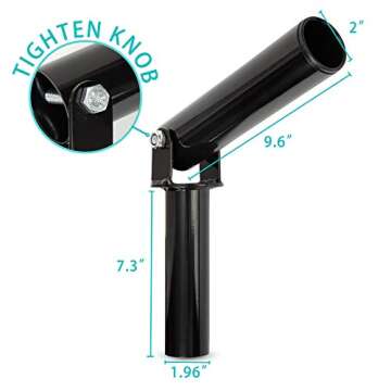 T-Bar Row Plateform Landmine Attachment – Fit 2” Olympic Bars – 360 Degree landmine Base - Back Exercise Gym Equipment (T Bar Row Attachment)