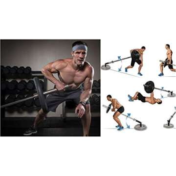 T-Bar Row Plateform Landmine Attachment – Fit 2” Olympic Bars – 360 Degree landmine Base - Back Exercise Gym Equipment (T Bar Row Attachment)