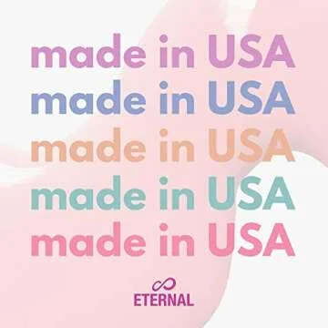 Eternal Pastel Nail Polish Sets for Women (CANDY PASTELS) - Pastel Nail Polish Set for Girls - Long Lasting & Quick Dry Nail Polish Set for Home DIY Manicure Pedicure - Made in USA, 13.5mL (Set of 5)