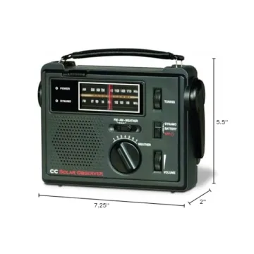 C Crane CC Solar Observer Radio for Emergency Preparedness
