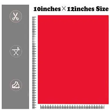 Heat Transfer Vinyl HTV Bundle Sheets Packs for DIY T-Shirts 10"x12"