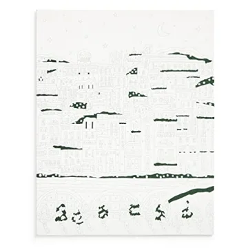 Galison Snowy City Paint by Number Kit for All Ages