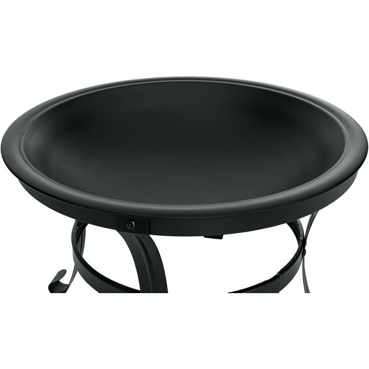 SINGLYFIRE Outdoor Fire Pit with Spark Screen and Poker