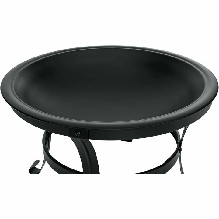 SINGLYFIRE Outdoor Fire Pit with Spark Screen and Poker