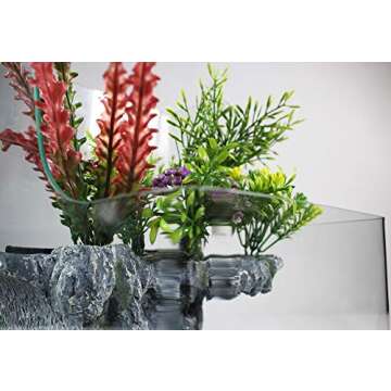 PENN-PLAX AquaTerrium Planting Tank – Hydroponic Aquarium with Integrated Filter System for Live P...