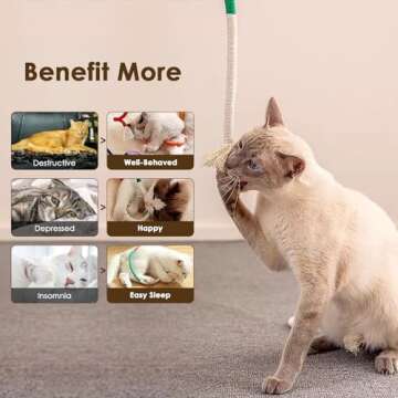 Letalong Interactive Cotton Rope Toys for Cats and Kittens
