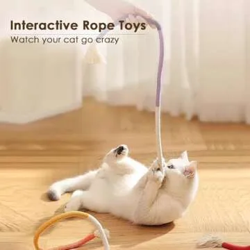 Letalong Interactive Cotton Rope Toys for Cats and Kittens
