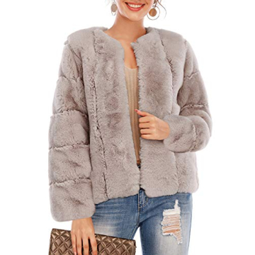 BerryGo Women's Cozy Faux Fur Coat for Chic Winter Style