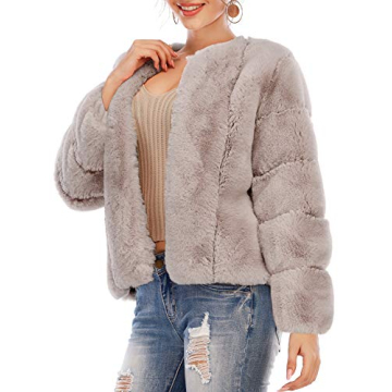 BerryGo Women's Cozy Faux Fur Coat for Chic Winter Style