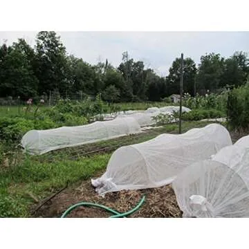 growbiggerplants Agribon AG-30 Floating Row Crop Cover/Frost Blanket/Frost Cloth/Garden Fabric Plant Cover - Ebook Included (83" X25')