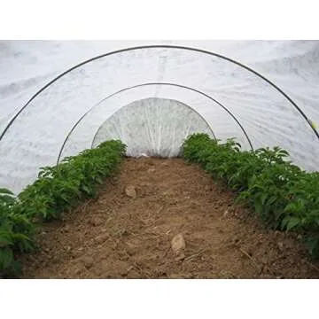 growbiggerplants Agribon AG-30 Floating Row Crop Cover/Frost Blanket/Frost Cloth/Garden Fabric Plant Cover - Ebook Included (83" X25')