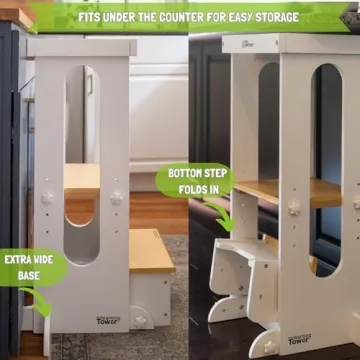 Montessori Toddler Tower for Cooking and Learning