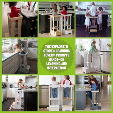 Montessori Toddler Tower for Cooking and Learning