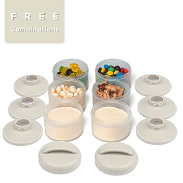 Termichy Stackable Formula Dispenser Portable BPA-Free
