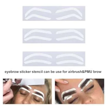 Airbrush Eyebrow Stickers - Perfect Shaping Tool