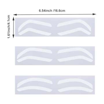 Airbrush Eyebrow Stickers - Perfect Shaping Tool