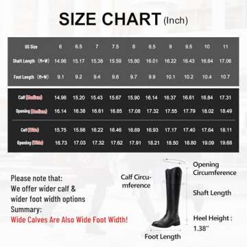 Vepose Women's Knee High Boots 956 Wide Calf Zipper Tall Fashion Boots