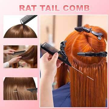 MORGLES Heat Resistant Gloves Set for Hair Styling Tools