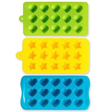 Candy Molds & Silicone Chocolate Mold Set of 4 Non Stick