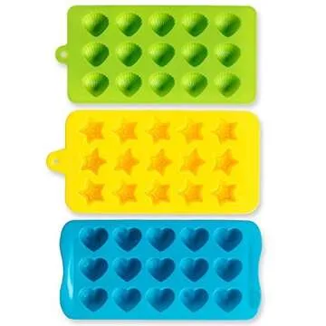 Candy Molds & Silicone Chocolate Mold Set of 4 Non Stick