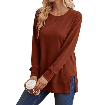 Saloogoe Women’s Crewneck Sweatshirt - Stylish & Soft