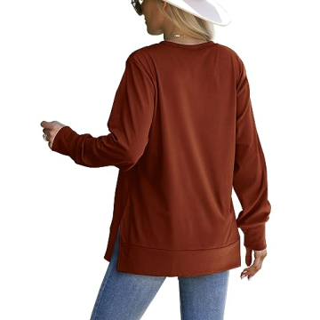 Saloogoe Women’s Crewneck Sweatshirt - Stylish & Soft