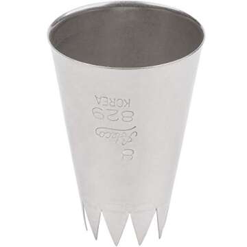 Stainless Steel Star Pastry Tip for Perfect Frosting