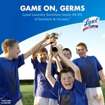 Lysol Laundry Sanitizer Eliminates Odors and Kills Germs