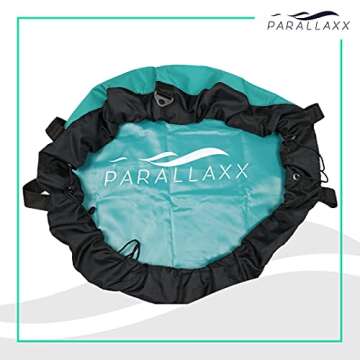 Parallaxx Wetsuit Changing Mat for Swimming, Dry bags Waterproof, Surfing Accessories for Kayakers, and Outdoor Adventures - Wet Bag For Swimsuit - Durable Waterproof Beach bag- Keeps Your Car Clean