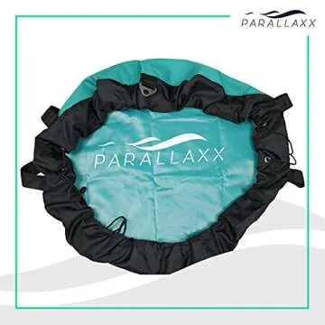 Parallaxx Wetsuit Changing Mat for Swimming, Dry bags Waterproof, Surfing Accessories for Kayakers, and Outdoor Adventures - Wet Bag For Swimsuit - Durable Waterproof Beach bag- Keeps Your Car Clean