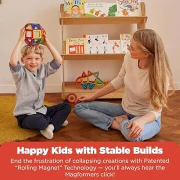 Magformers 62-Piece Magnetic Tiles Building Set for Kids