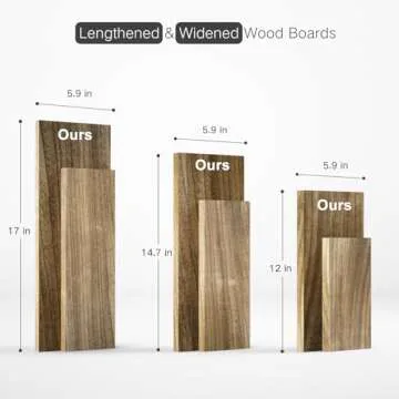 Floating Rustic Shelves Set for Stylish Home Decor