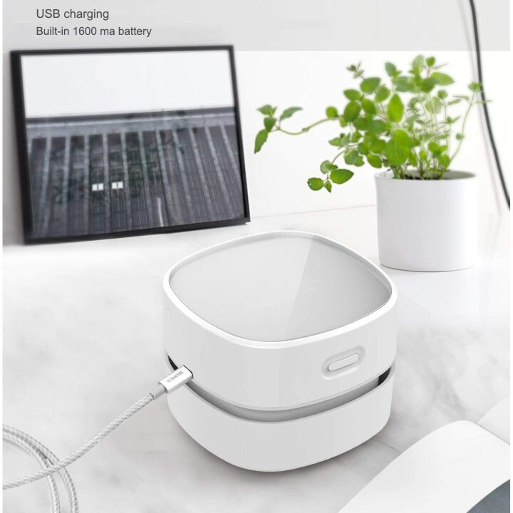 ODISTAR Mini Desktop Vacuum Cleaner - Cordless & Energy Saving
