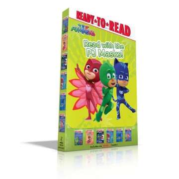 Read with the PJ Masks! (Boxed Set): Hero School; Owlette and the Giving Owl; Race to the Moon!; PJ Masks Save the Library!; Super Cat Speed!; Time to Be a Hero
