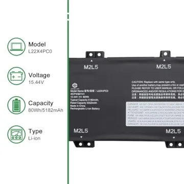 High Capacity JIAZIJIA Laptop Battery for Lenovo Legion