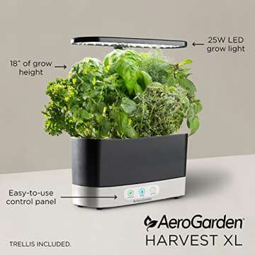 AeroGarden Harvest XL - Indoor Hydroponic Garden Kit