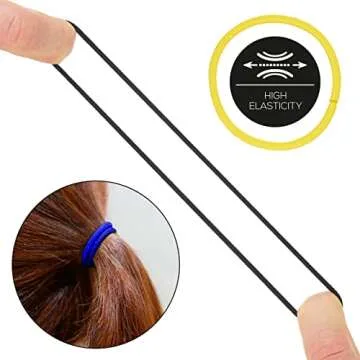 Expressions 216-Piece Hair Ties Value Pack for All Hair Types