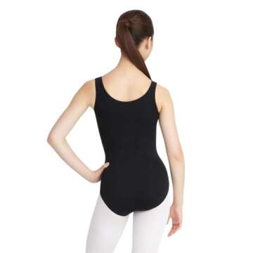 Capezio Tank Leotard in Black for Dancers