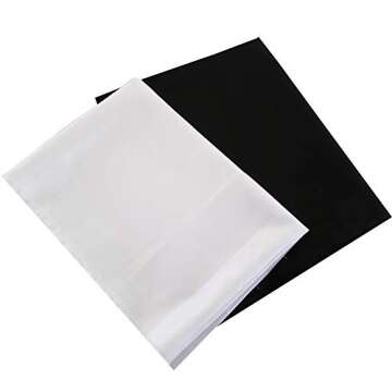 Black Cotton Fabric for Sewing, Quilting & Crafts - 2 Yard