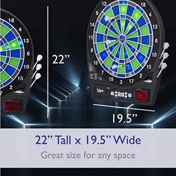 Viper Ion Electronic Dartboard with LED Lights and 48 Games