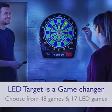 Viper Ion Electronic Dartboard with LED Lights and 48 Games