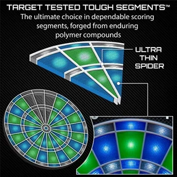 Viper Ion Electronic Dartboard with LED Lights and 48 Games