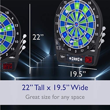 Viper Ion Electronic Dartboard with LED Lights and 48 Games