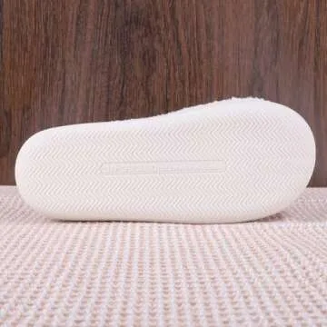 FRGITYGIFT Christmas Slippers for Women Men, Soft Plush Warm House Slippers, Reindeer Santa Claus Cartoon Slippers, Comfy Indoor Outdoor Slip On House Shoes, Christmas Halloween Gifts