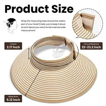 Stylish Adjustable Wide Brim Sun Hat for Women