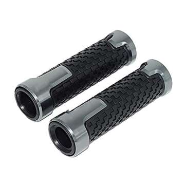 XIDAODIT 22mm Motorcycle CNC Aluminum Rubber Gel Handle Bar Hand Grips for Vespa GT LT LX GTS GTV 30...