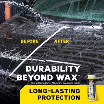 Meguiar's Ultimate Ceramic Coating - Ultra-Durable Cutting-Edge Ceramic Protection with Excellent Wa...