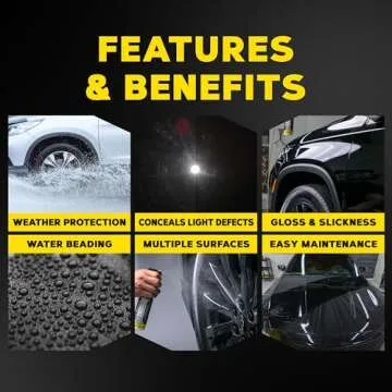 Meguiar's Ultimate Ceramic Coating - Ultra-Durable Cutting-Edge Ceramic Protection with Excellent Water Beading While also increasing gloss, Slickness, and Concealing Minor Paint Defects - 8oz Spray