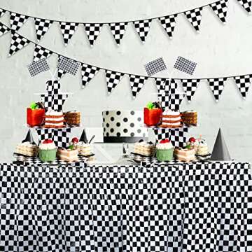 3 Tier Race Car Cupcake Stand for Parties